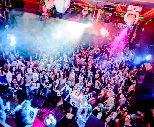 If a party location, then live music club!