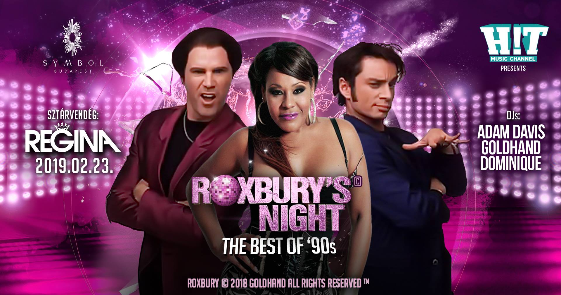 Roxbury's Night feat. Regina / Symbol Budapest