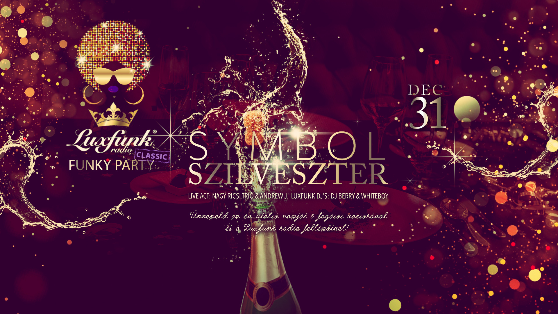 Symbol Szilveszter - Luxfunk Party